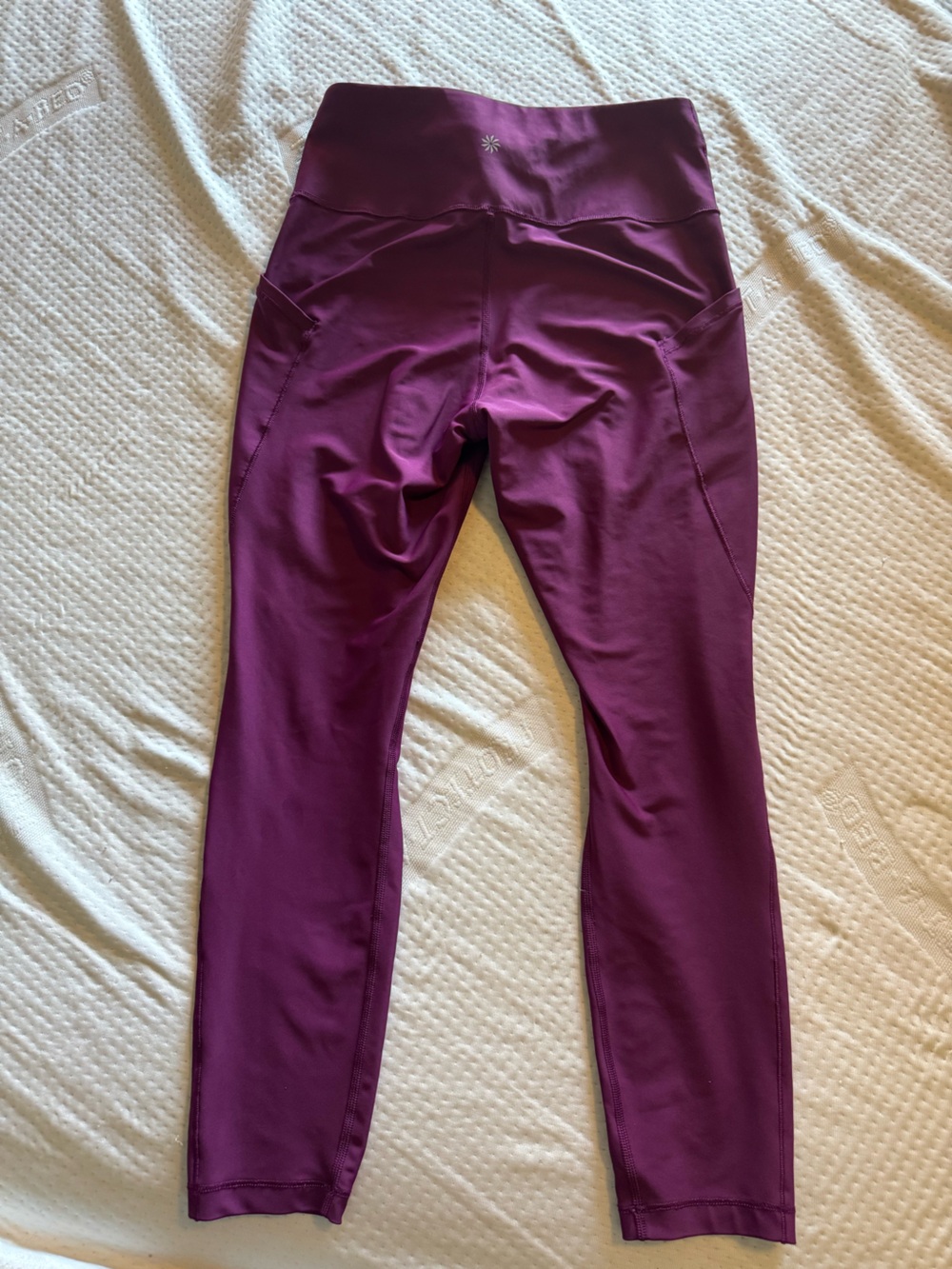 Athleta Magenta Interval Stash 7/8 Leggings - Picture 2 of 4